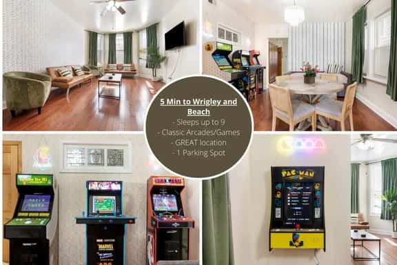 Fun Wrigley Game Apt w/ Free On Site Parking - Imagem 1