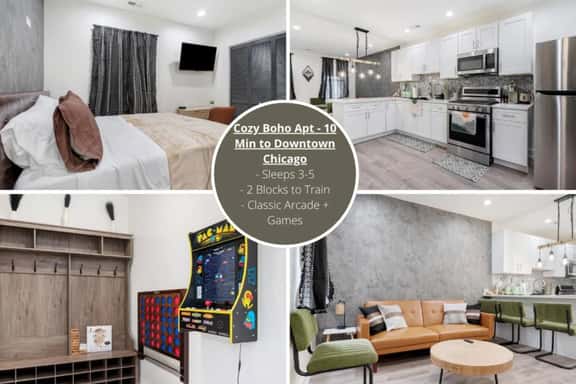 Stylish Cozy Boho • 10 Min to Downtown • Sleeps 5 - Image 1