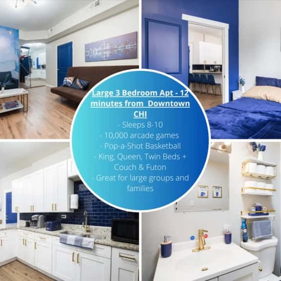 Epic Arcade Apt, Sleeps 10, Pet-Friendly, King Bed - Imagem 1