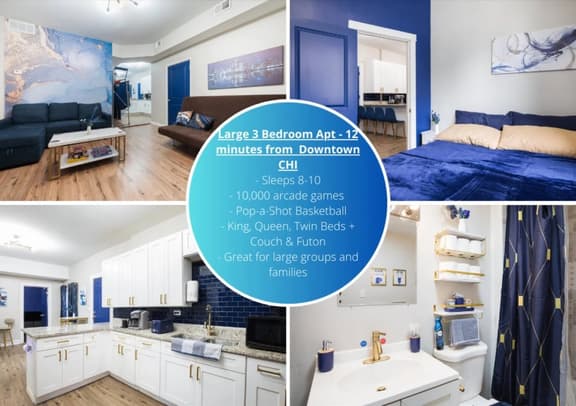 Epic Arcade Apt, Sleeps 10, Pet-Friendly, King Bed - Image 1