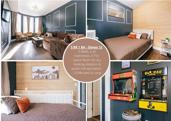 Spacious Arcade Apt for 12 Guests 10 min Downtown - Image 1