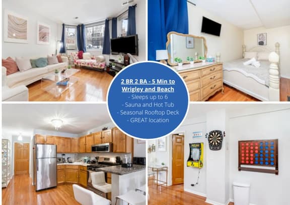 Wrigleyville: Hot Tub, Sauna & Parking w/Games - Image 1