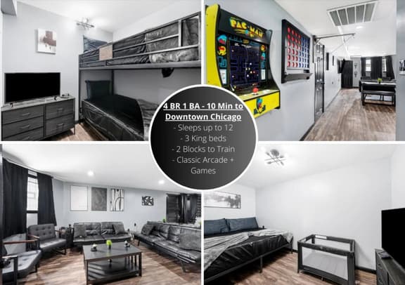 Arcade Fun: Pet-Friendly Chicago Apt, Sleeps 12 - Image 1